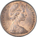 Coin, Australia, 2 Cents, 1977