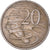 Coin, Australia, 20 Cents, 1968