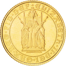 Gran Bretagna, Elizabeth II, 1/2 Sovereign, 1989, SPL+, Oro, KM:955