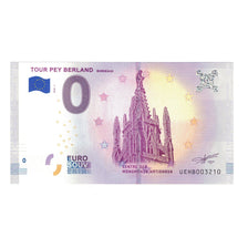 França, Tourist Banknote, 2018, UEHB003210, 0 EURO, TOUR PEY BERLAND, BORDEAUX