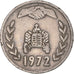 Argélia, 1 Dinar, 1972, Níquel, EF(40-45)