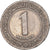 Algeria, 1 Dinar, 1972, Nickel, EF(40-45)
