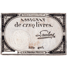 France, 5 Livres, An 2, SERIE 4705, EF(40-45), KM:A76, Lafaurie:171