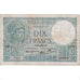 Francia, 10 Francs, Minerve, 1939, Q.68255, BC, Fayette:7.1, KM:84