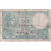 Francia, 10 Francs, Minerve, 1939, B.69605, MB+, Fayette:7.3, KM:84