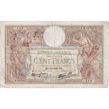 Frankreich, 100 Francs, Luc Olivier Merson, 1939, M.65765, SS, Fayette:25.45