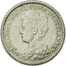 Monnaie, Pays-Bas, Wilhelmina I, 25 Cents, 1919, SUP, Argent, KM:146