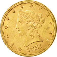 Vereinigte Staaten, Coronet Head, $10, Eagle, 1881, U.S. Mint,Philadelphia,KM102