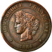 Münze, Frankreich, Cérès, 5 Centimes, 1884, Paris, SS, Bronze, KM:821.1