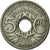 Moneta, Francja, Lindauer, 5 Centimes, 1920, VF(30-35), Miedź-Nikiel, KM:875