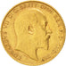 Great Britain, Edward VII, 1/2 Sovereign, 1908, EF(40-45), Gold, KM:804