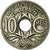 Moneta, Francja, Lindauer, 10 Centimes, 1928, VF(30-35), Miedź-Nikiel, KM:866a
