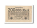 Biljet, Duitsland, 200,000 Mark, 1923, 1923-08-09, KM:100, TTB