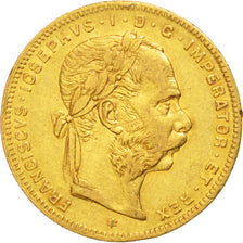 Austria, Franz Joseph I, 8 Florins-20 Francs, 1876, BB, Oro, KM:2269