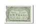 Billete, 1 Franc, Pirot:59-469, 1916, Francia, EBC, Cambrai