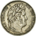 Moneta, Francja, Louis-Philippe, 5 Francs, 1848, Strasbourg, EF(40-45), Srebro