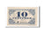 Billete, 10 Centimes, Pirot:59-1632, 1917, Francia, SC, Lille