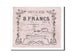 Banknot, Francja, Rousies, 3 Francs, 1914, VF(30-35)