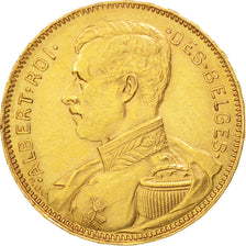 Belgien, Albert Ist, 20 Francs, 20 Frank, 1914, AU(55-58), Gold, KM:78