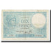 Francja, 10 Francs, Minerve, 1940, platet strohl, 1940-10-24, VF(20-25)