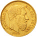 Belgien, Leopold II, 20 Francs, 20 Frank, 1869, EF(40-45), Gold, KM:32