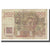 Francja, 100 Francs, Jeune Paysan, 1953, D AMBRIERES, GARGAM, 1953-08-06