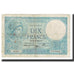 Francia, 10 Francs, Minerve, 1940, platet strohl, 1940-10-10, BC, Fayette:7.16