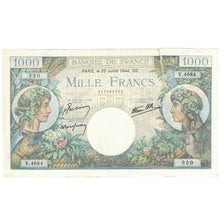 Francja, 1000 Francs, Minerve et Hercule, 1944, P. Rousseau and R. Favre-Gilly