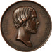 Francja, Medal, Henri De France, Historia, 1842, Gayrard, AU(50-53), Miedź