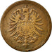 Munten, DUITSLAND - KEIZERRIJK, Wilhelm I, Pfennig, 1886, Dresden, FR+, Koper