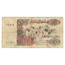 Biljet, Algerije, 200 Dinars, KM:138, B