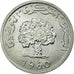 Moneda, Túnez, 5 Millim, 1960, SC, Aluminio, KM:282