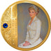 Regno Unito, medaglia, Portrait of a Princess, Diana, Society, FDC, Rame dorato