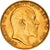 Moneda, Gran Bretaña, Edward VII, 1/2 Sovereign, 1908, London, MBC+, Oro