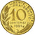 Moneta, Francja, Marianne, 10 Centimes, 1995, Paris, Proof / BE, MS(65-70)