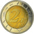 Mónaco, 2 Euro, 1 E, Essai-Trial, 2007, unofficial private coin, MS(65-70)