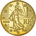 France, 10 Euro Cent, 2009, Paris, Proof / BE, MS(65-70), Brass, Gadoury:4b.