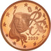 Frankrijk, 5 Euro Cent, 2009, Proof / BE, FDC, Copper Plated Steel, Gadoury:3