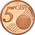 France, 5 Euro Cent, 2009, Paris, BE, FDC, Cuivre plaqué acier, Gadoury:3