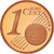 França, Euro Cent, 2009, Paris, Proof / BE, MS(65-70), Aço Cromado a Cobre