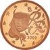 França, Euro Cent, 2009, Paris, BE, MS(65-70), Aço Cromado a Cobre, Gadoury:1