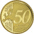 França, 50 Euro Cent, 2010, Paris, Proof, MS(65-70), Latão, Gadoury:6a.