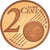 Francia, 2 Euro Cent, 2010, Paris, BE, FDC, Cobre chapado en acero, Gadoury:2