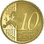 France, 10 Euro Cent, 2011, Paris, BE, MS(65-70), Brass, KM:1410