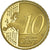 France, 10 Euro Cent, 2011, Paris, BE, MS(65-70), Brass, KM:1410