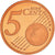 Francja, 5 Euro Cent, 2007, Paris, BE, MS(65-70), Miedź platerowana stalą