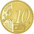 France, 10 Euro Cent, 2008, Paris, BE, MS(65-70), Brass, KM:1410