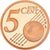 França, 5 Euro Cent, 2008, Paris, Proof / BE, MS(65-70), Aço Cromado a Cobre