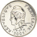 Moneta, Polinezja Francuska, 10 Francs, 2001, Paris, FDC, MS(65-70), Nikiel