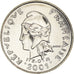 Coin, French Polynesia, 10 Francs, 2001, Paris, MS(65-70), Nickel, KM:8